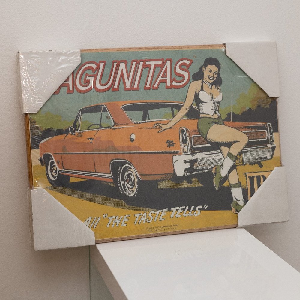 Lagunitas Beer Wood Sign